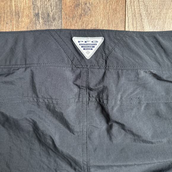 Columbia Fishing Pants Men's Size Large Black Cropped Lined Pockets 3559 - Picture 8 of 14